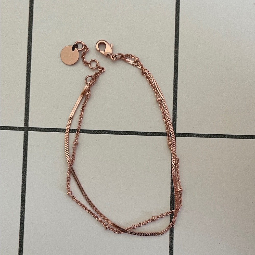 Pura Vida Rose Gold Layered Bracelet